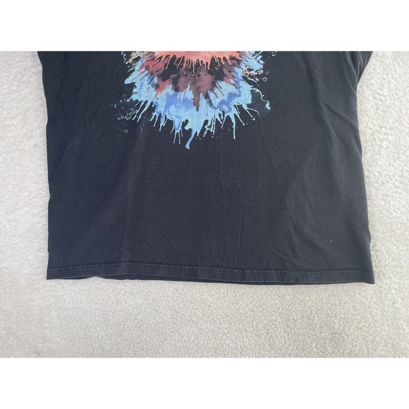 Billabong Shirt Mens Large Black Short Sleeve Surf Logo Graphic California Beach - Picture 3 of 8